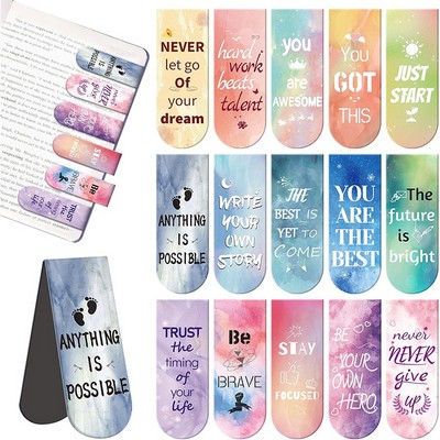 Full Color Folding Magnetic Bookmark