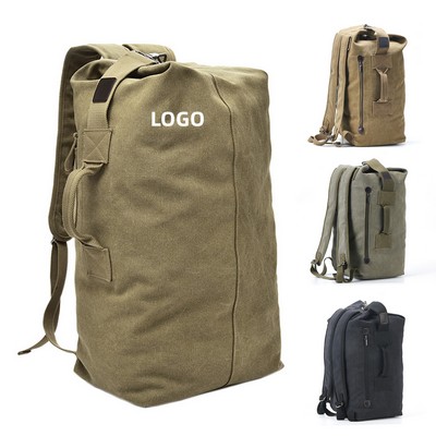 Large Capacity Canvas Backpack