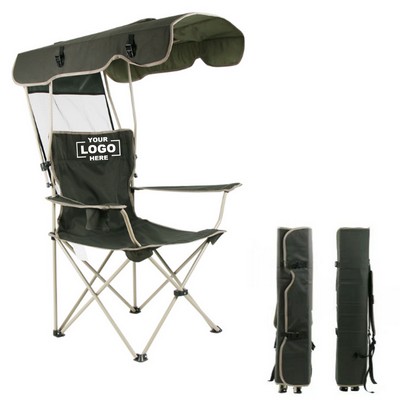 Camping Chair with Shade Canopy Folding Canopy Chair