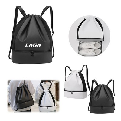 Stylish Minimalist Dry-Wet Separation Dual-Shoulder Backpack