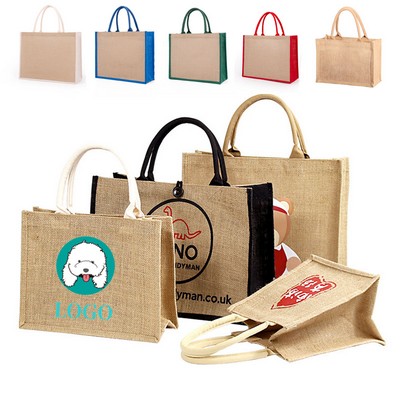 Jute Handbag Burlap Tote Bags