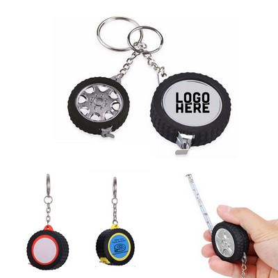 Tyre Tape Measure Keychain