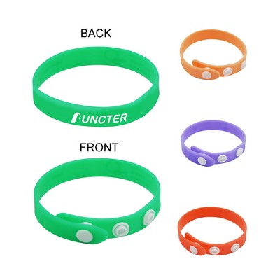 Snap-On Silicone Adjustable Bracelet