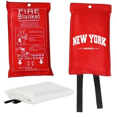 40*40 in Fiberglass Fire Blanket for Emergency Survival