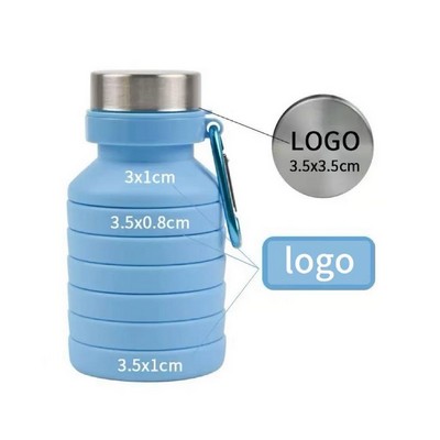 Collapsible Silicone Water Bottle