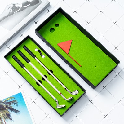 Portable Creative Mini Golf Ballpoint Pen Sets