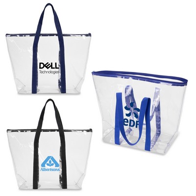 ClearVue EVA Zipper Tote
