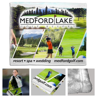 "SAVANNAH" Silky Soft Faux Mink 60" x 50" Blanket – Full Color