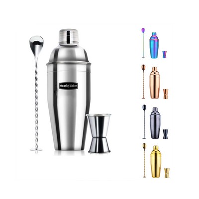 24oz Cocktail Shaker Bar Set