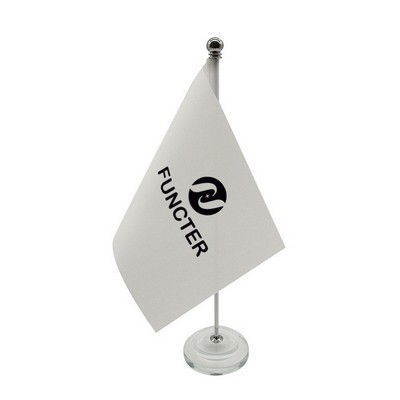 Full Color Desk Flag Set