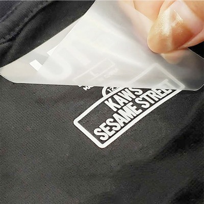 5" Silicone Sticker Label with Adhesive Backing