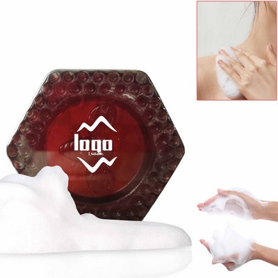 Exfoliating Hexagon Soap With Rich Creamy Lather