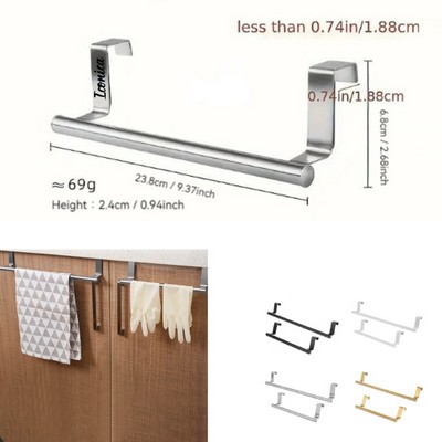 Stainless Steel Over Door Towel Rack Bar Holders