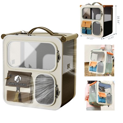 Breathable Mesh Pet Travel Backpack