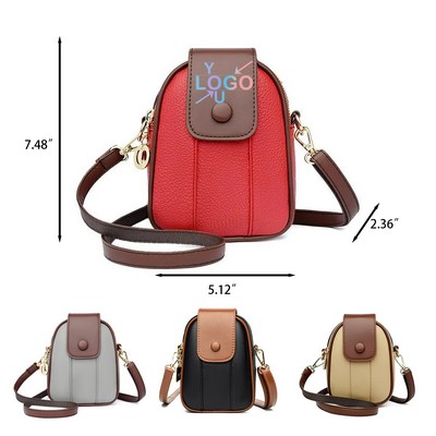 PU Versatile Crossbody Phone Pouch