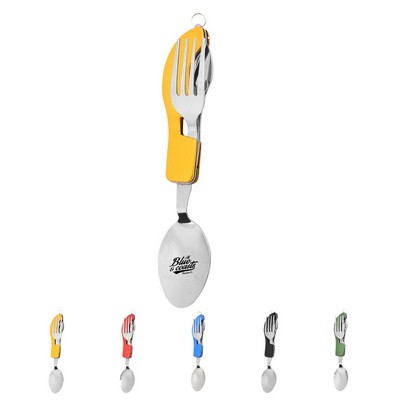 4-in-1 Stainless Steel Camping Utensil