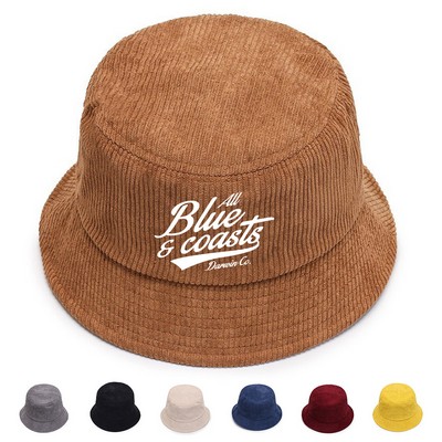 Unisex Corduroy Fisherman Hat