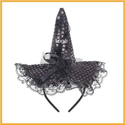 Headband Lace Wizard Hat