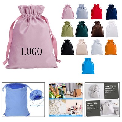 Velvet Drawstring Jewelry Pouch
