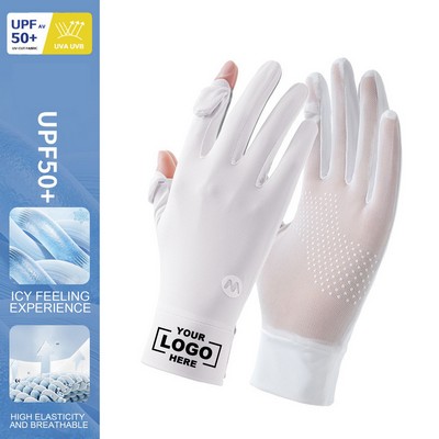 Womens Full Finger UV Protection Gloves with Touchscreen and Extremely Breathable