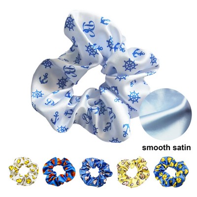 Satin Scrunchie with Custom Imprint