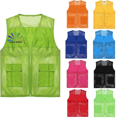 Volunteer Fishing Net Uniform Vest