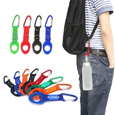 Carabiner Water Bottle Clip Outdoor Sports Hook for Keys Drink Holders