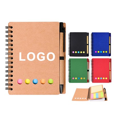 Small Spiral Notebook with Pen