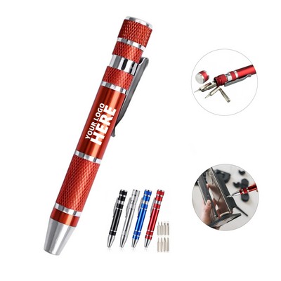 8-in-1 Aluminum Multi-Tool Pen Kit
