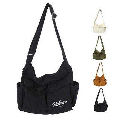 Canvas Adjustable Crossbody Bag