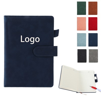 A5 PU Leather Journal Notebook with Magnetic Closure