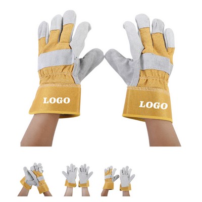 Split Leather Glove with Safety Cuffs