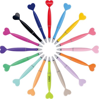 Multi Colors Heart Shaped Ballpoint Pens