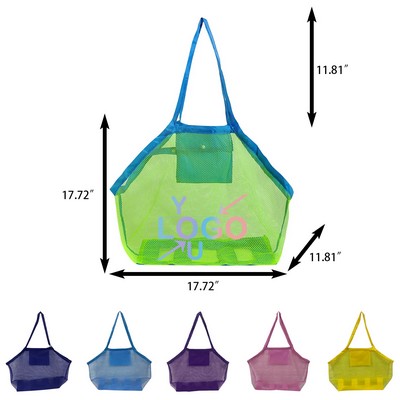 Collapsible Mesh Coastal Tote