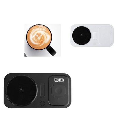 Constant Temperature Cup Pad With Wireless Charging Station