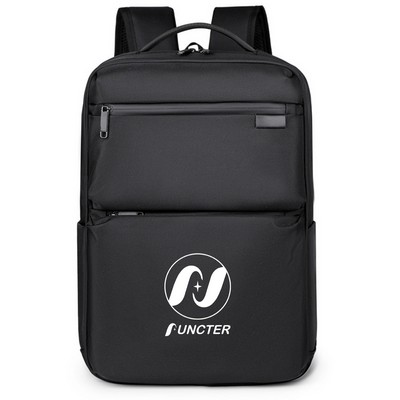 Side Expandable Men's Large Capacity Business Travel Backpack College Student Backpack #981