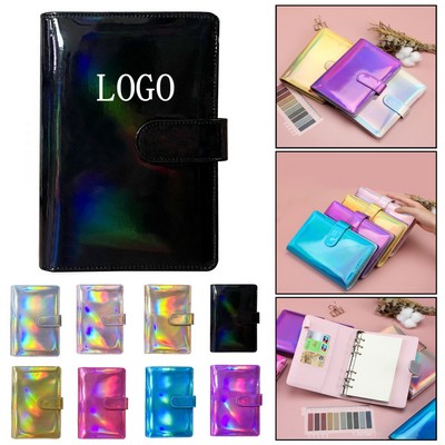 A6 PU Loose-Leaf Budget Notebook