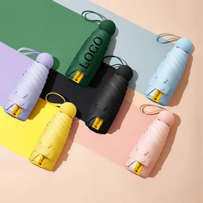 6-Piece Skeleton Capsule Umbrella Set