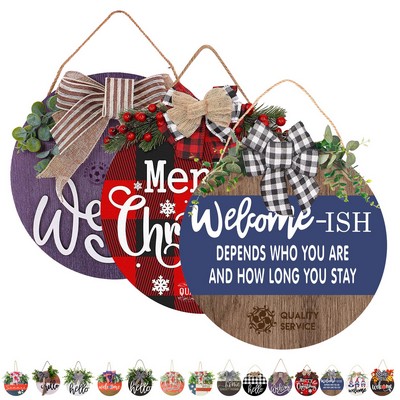 Wooden Decorative Pendant Festival Ornaments