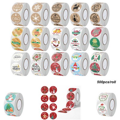 Christmas Self-adhesive Cartoon Stickers