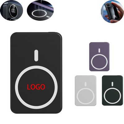 Magnetic Wireless Power Bank with Digital Display