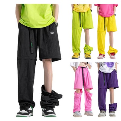 Y2K Baggy Parachute Low Waist Layered Ruched Pants