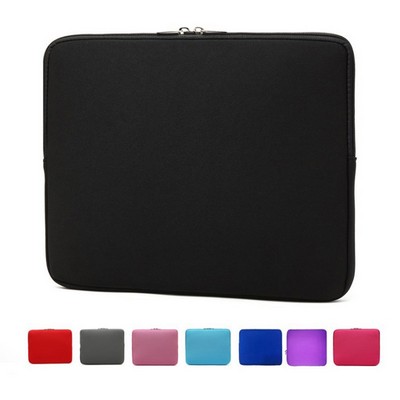 Neoprene Laptop Sleeve With Zipper Closure Lightweight Protective Case