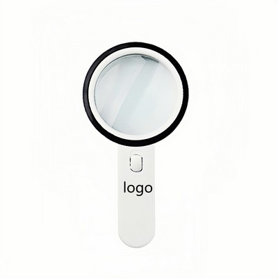 90X High-Magnification Handheld Magnifier with Large Lens for Reading and Inspection