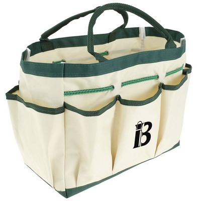 Large Capacity Oxford Garden Tool Bag w/ Pockets
