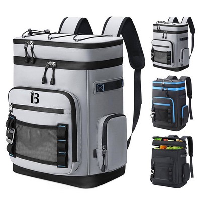 30L Insulated Cooler Backpack Waterproof & Camping
