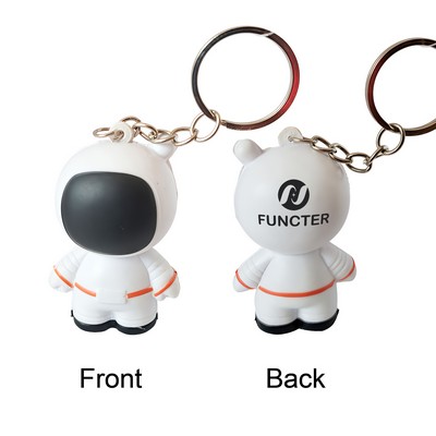 Space Astronaut Stress Ball Keychain