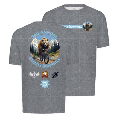 Men's Custom Cut and Sew Midweight Short Sleeve T-Shirt