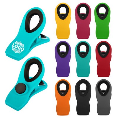 Magnetic Plastic Clip For Food Packaging