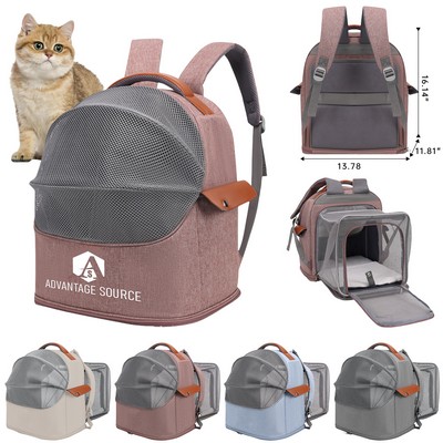 Foldable Pet Backpack W/ Expandable Design